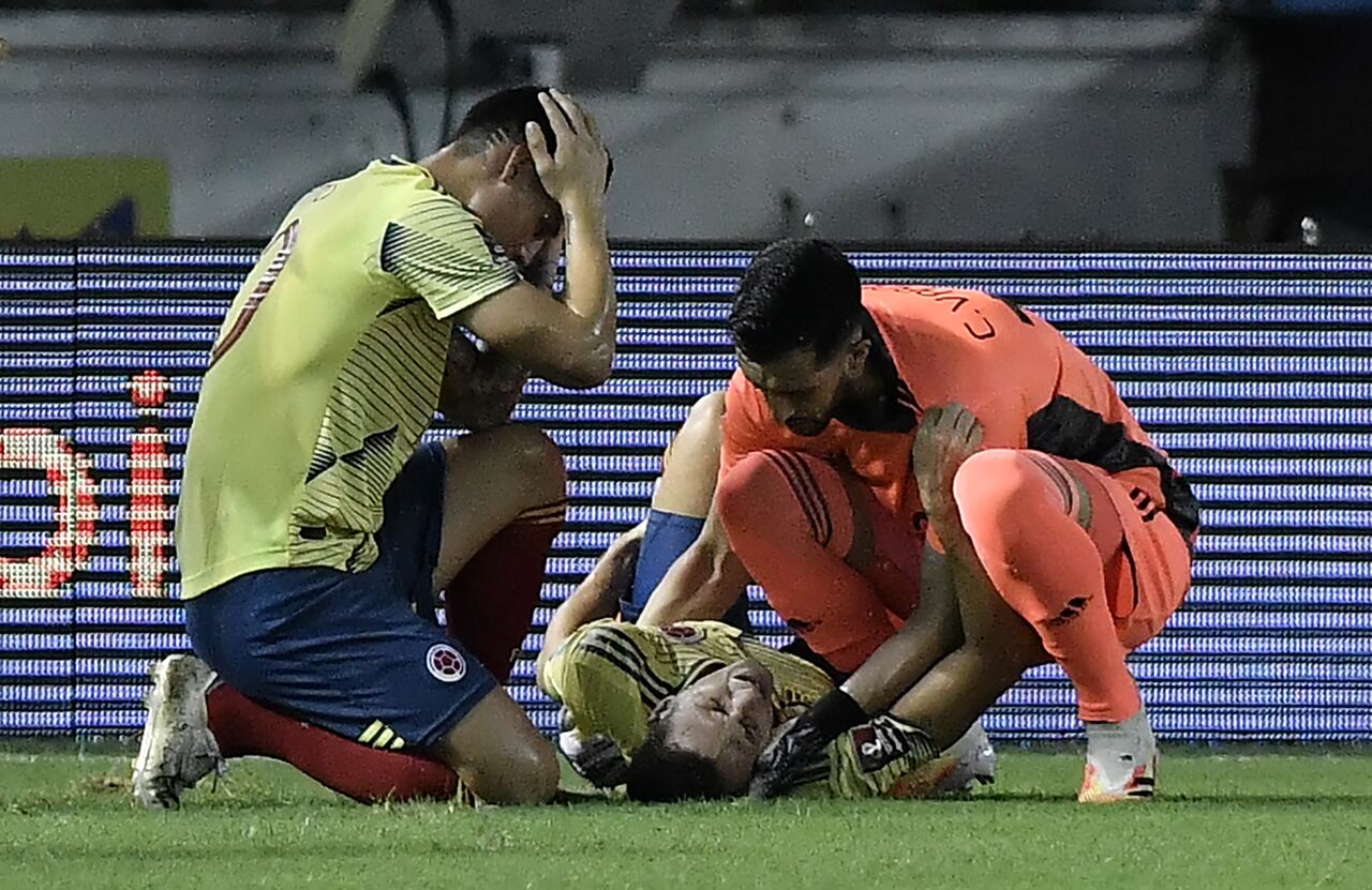 Jugadores de la Selección Colombia
