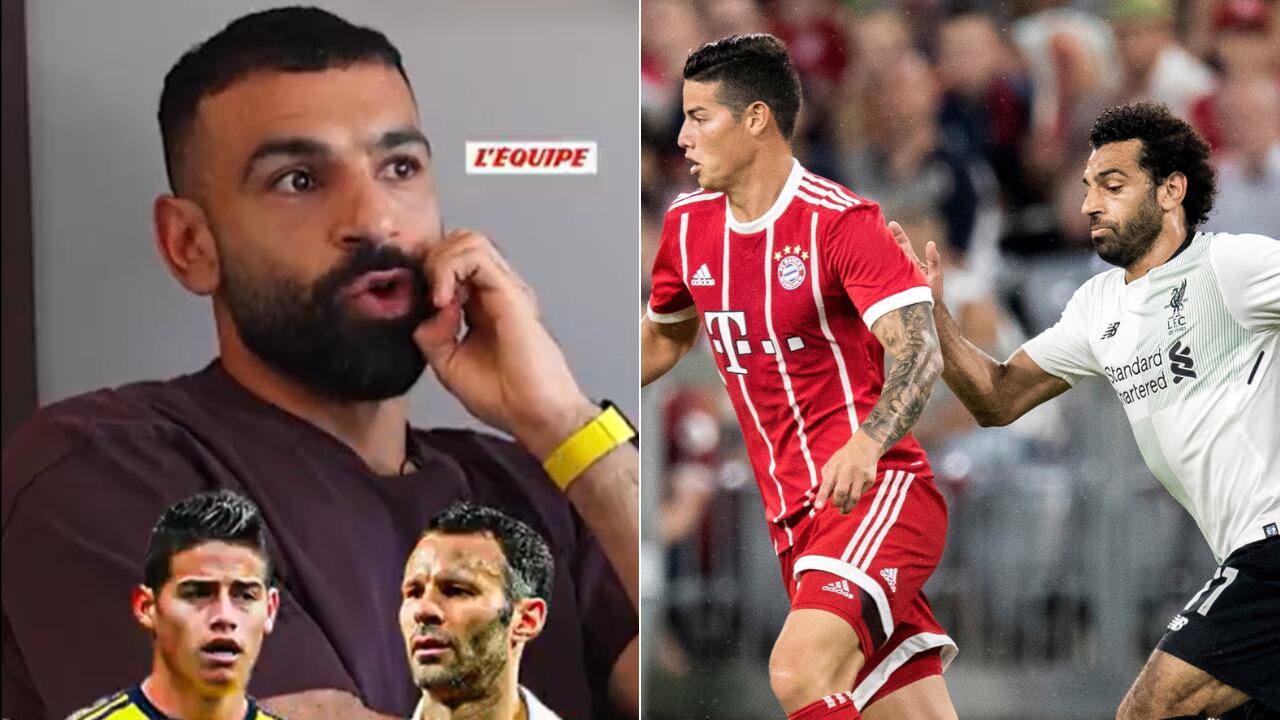 Mohamed Salah escogió a otro en lugar de James Rodríguez y dio sus razones.