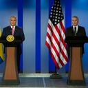 El presidente Iván Duque y el embajador Philip Goldberg