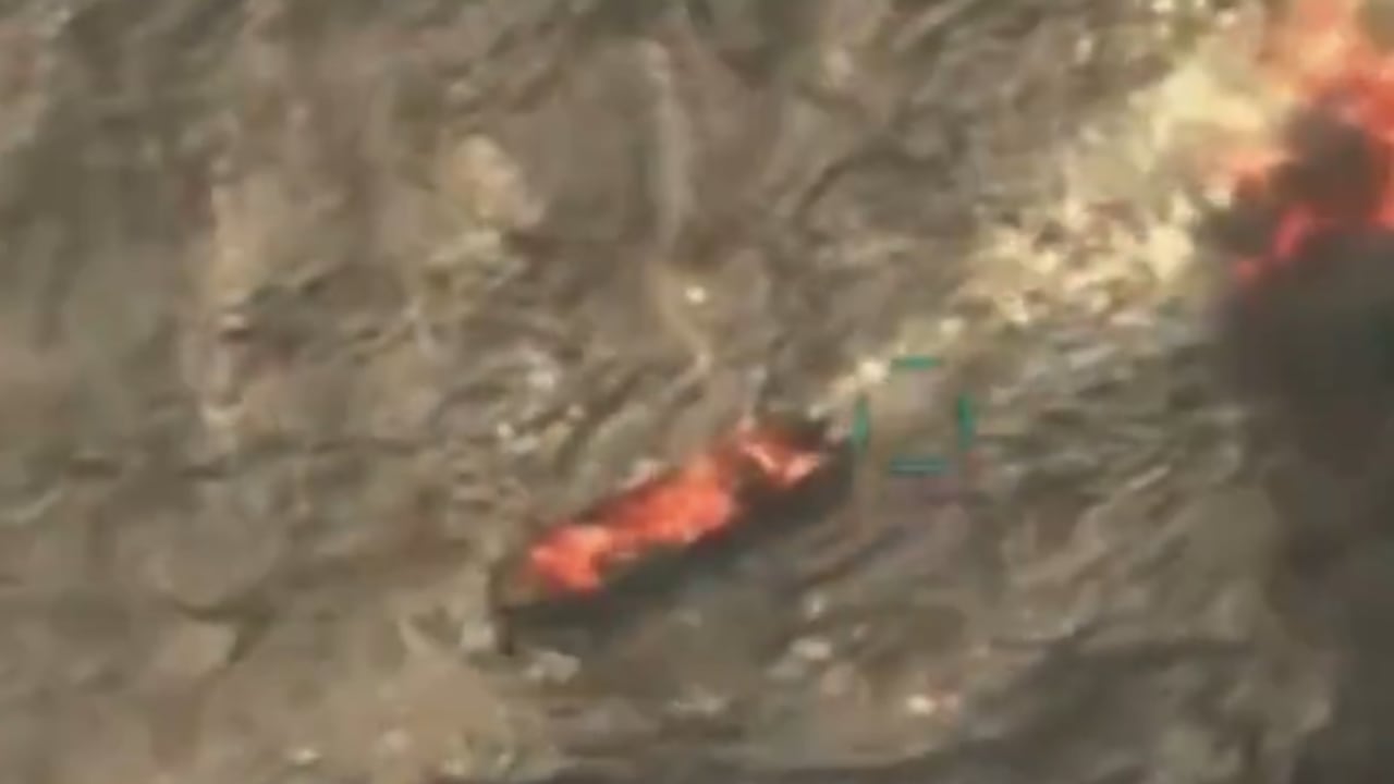 Ataque a narcolancha en el Caribe.