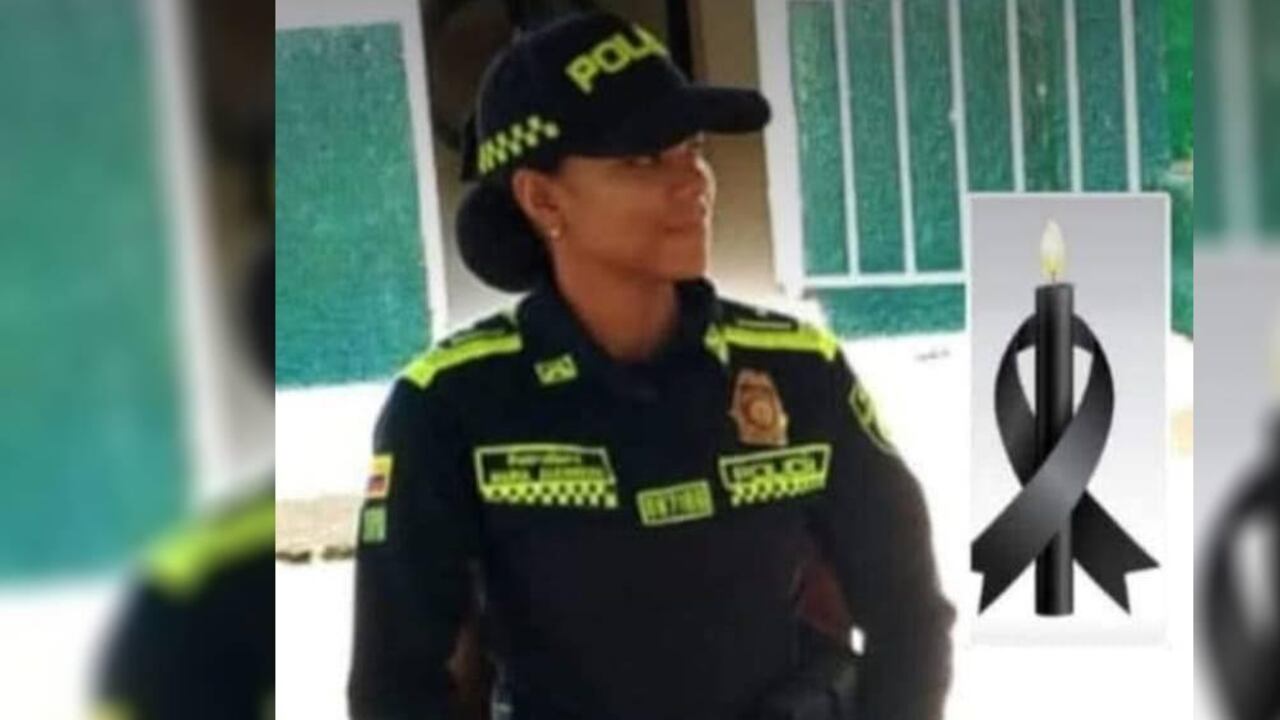 Patrullera que cayó al vacío en Barranquilla.