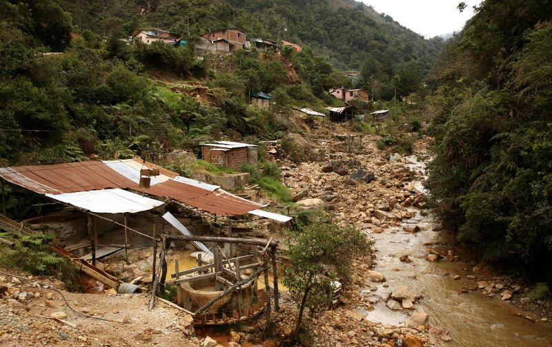 Vetas y California han sido municipios mineros desde la colonia. Esta imagen fue tomada camino al proyecto de GreyStar. 