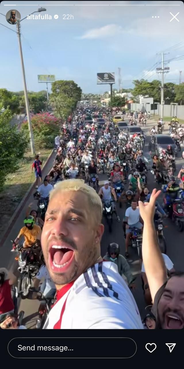 El ganador del reality 'La casa de los famosos' llegó a Barranquillla para celebrar y agradecer a sus seguidores.