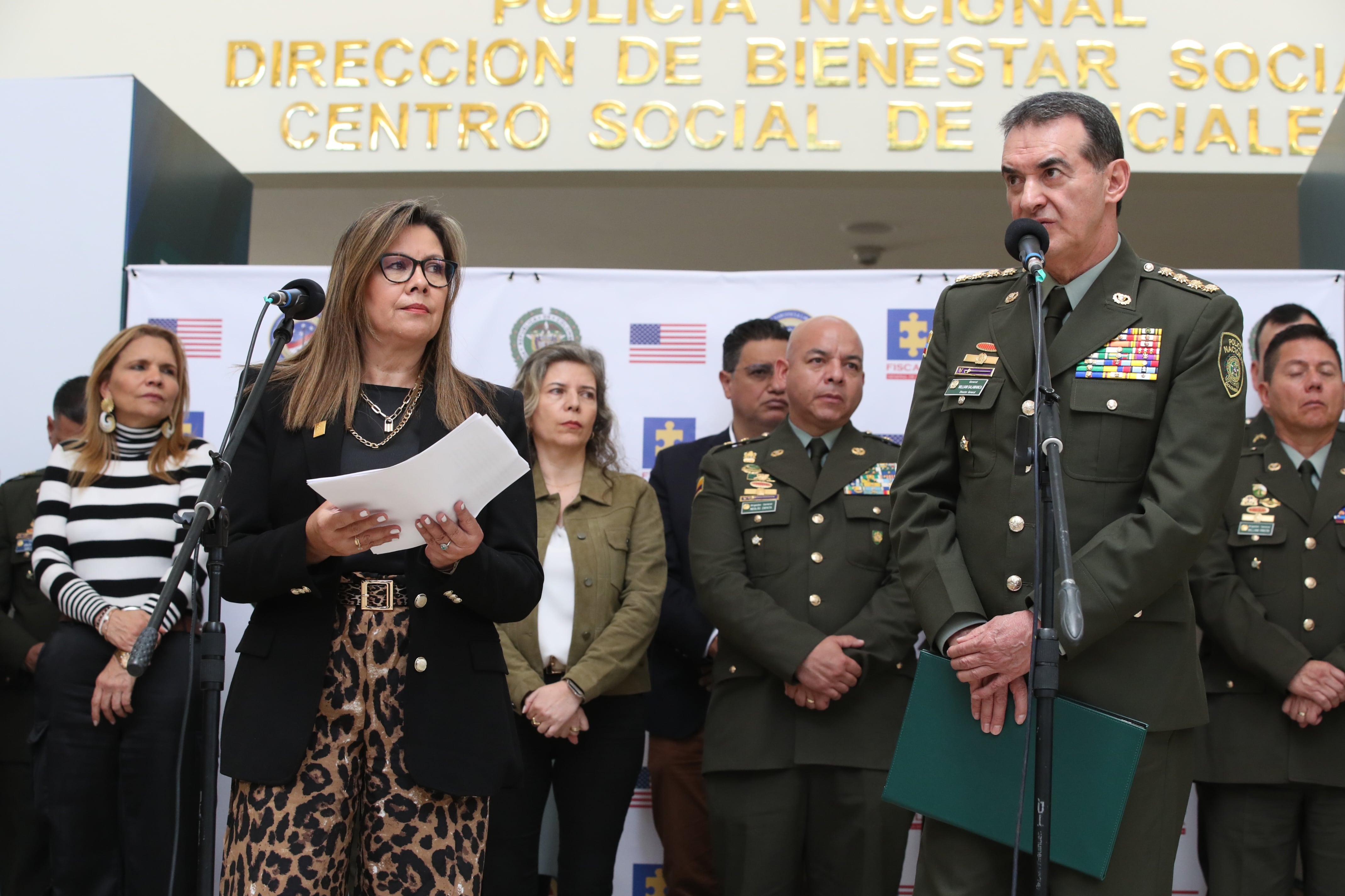 Cumbre Policía Nacional y la Fiscalía Con la señora fiscal Luz Adriana Camargo  ‘Encuentro de Articulación Estratégica Territorial' de la Fiscalía General de la Nación y el  general Salamanca director general de la Policía Nacional