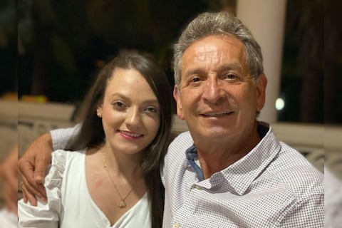 Daniela, la nieta de Darío Gómez. Facebook Darío Gómez