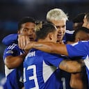 Millonarios festeja victoria en Liga Betplay