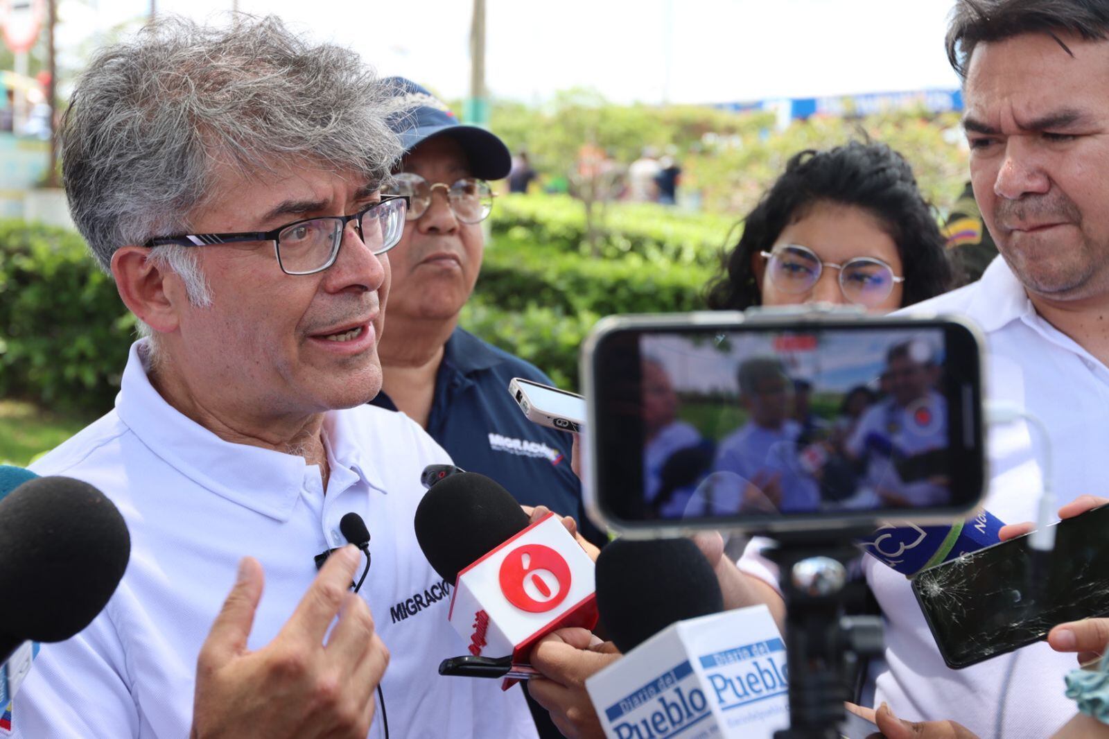 Fernando García Manosalva, nuevo director de Migración Colombia, visitó la frontera con Venezuela
