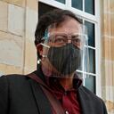 Senador Gustavo Petro con tapabocas, ingresa al Senado para la elección de procurador y magistrados, votación presencial en época de la pandemia del Covid 19
Bogotá julio 27 del 2020