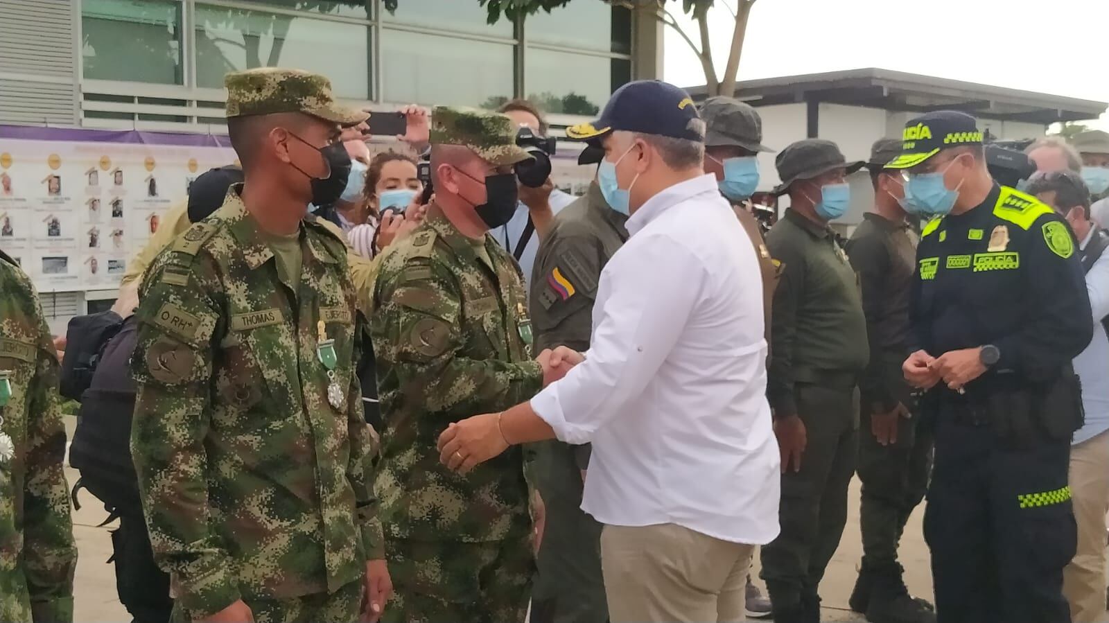 Condecoración fuerza pública