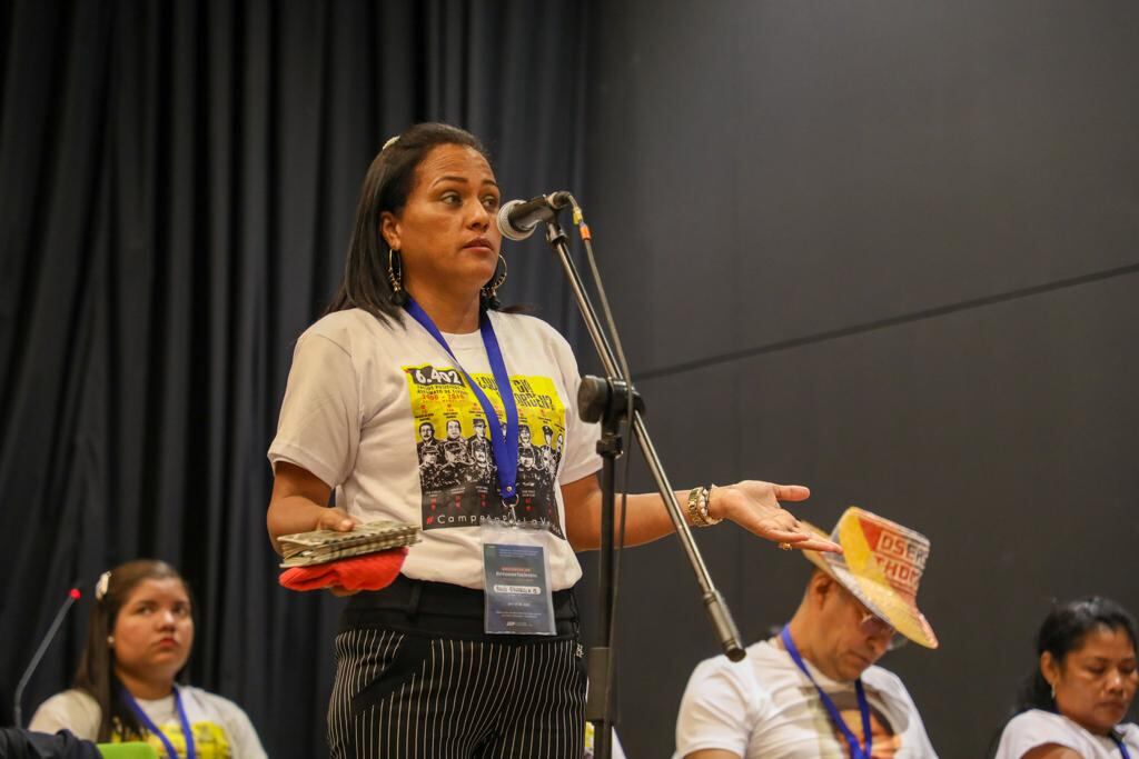 Rocío, hermana de víctima de falsos positivos