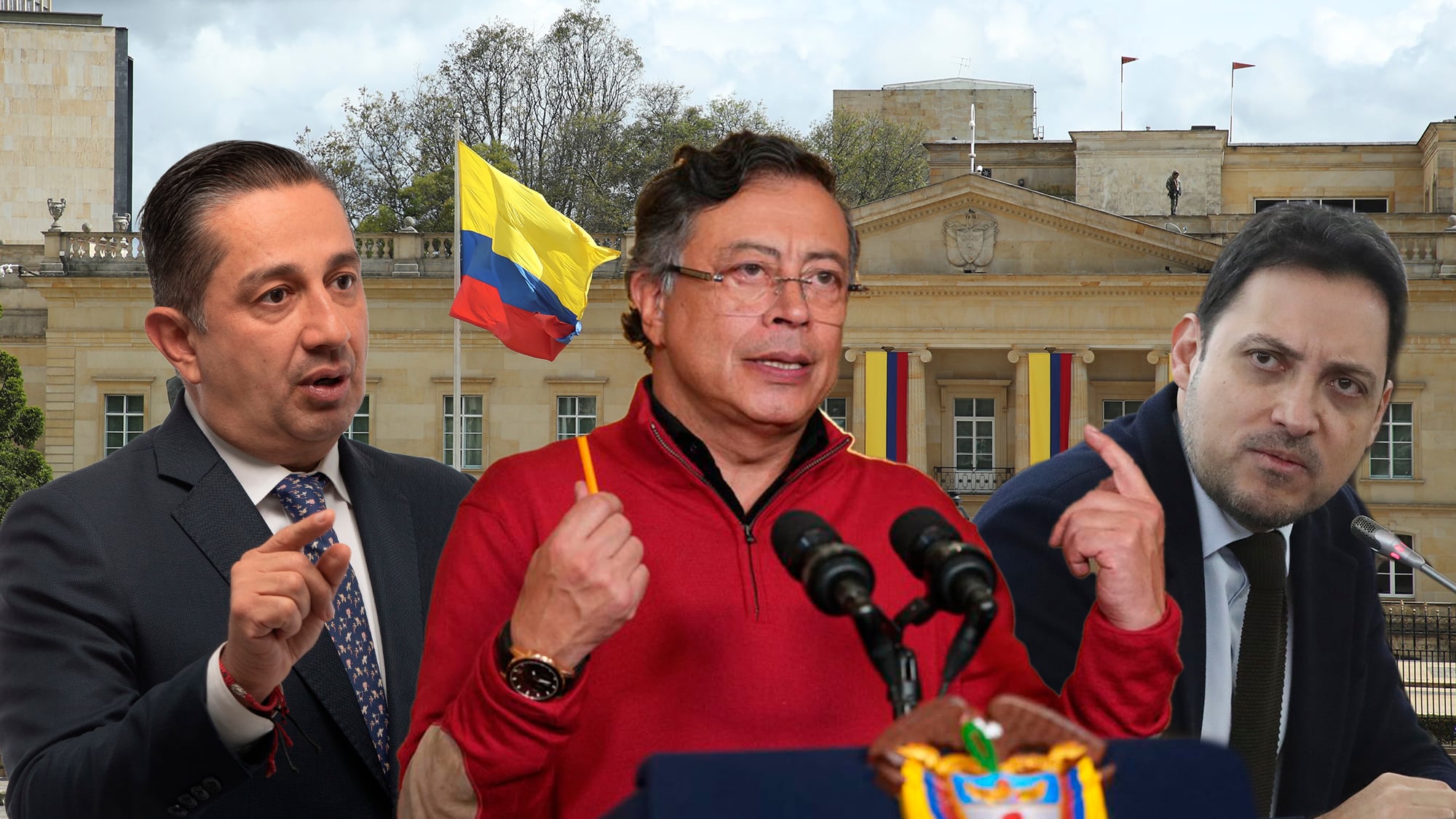 Julio César Triana Quintero Gustavo Petro Carlos Fernando Motoa