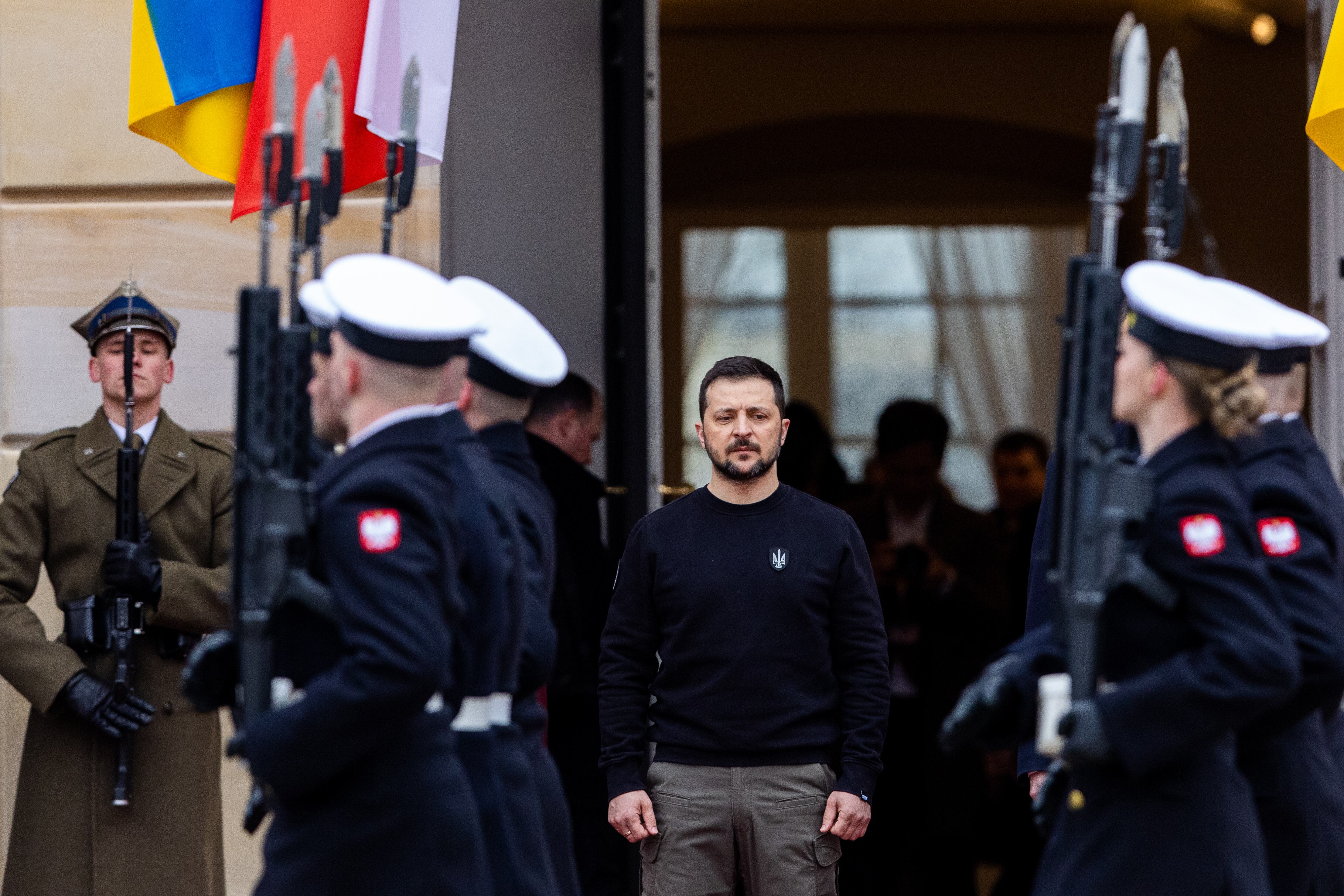 El presidente Ucraniano, Volodimir Zelenski visitó varios países de Europa buscando apoyo militar