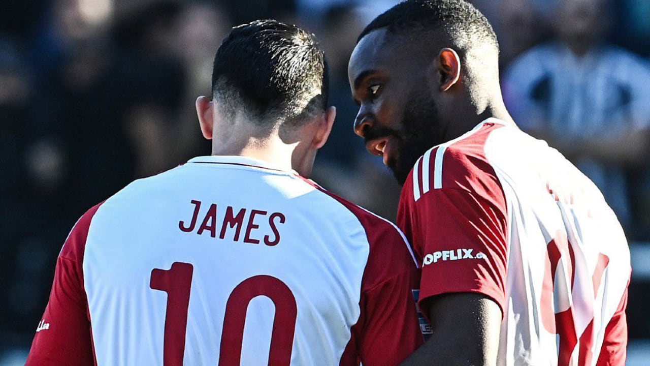 James Rodríguez jugó 81 minutos del partido ante PAOK por la Superliga de Grecia