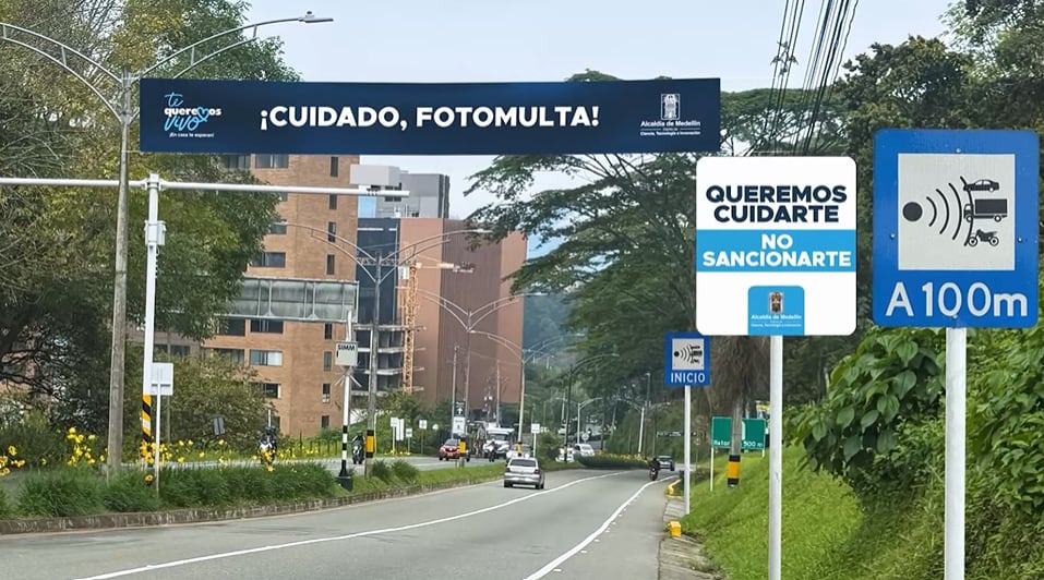 Medellín implementa un nuevo modelo de fotomultas.
