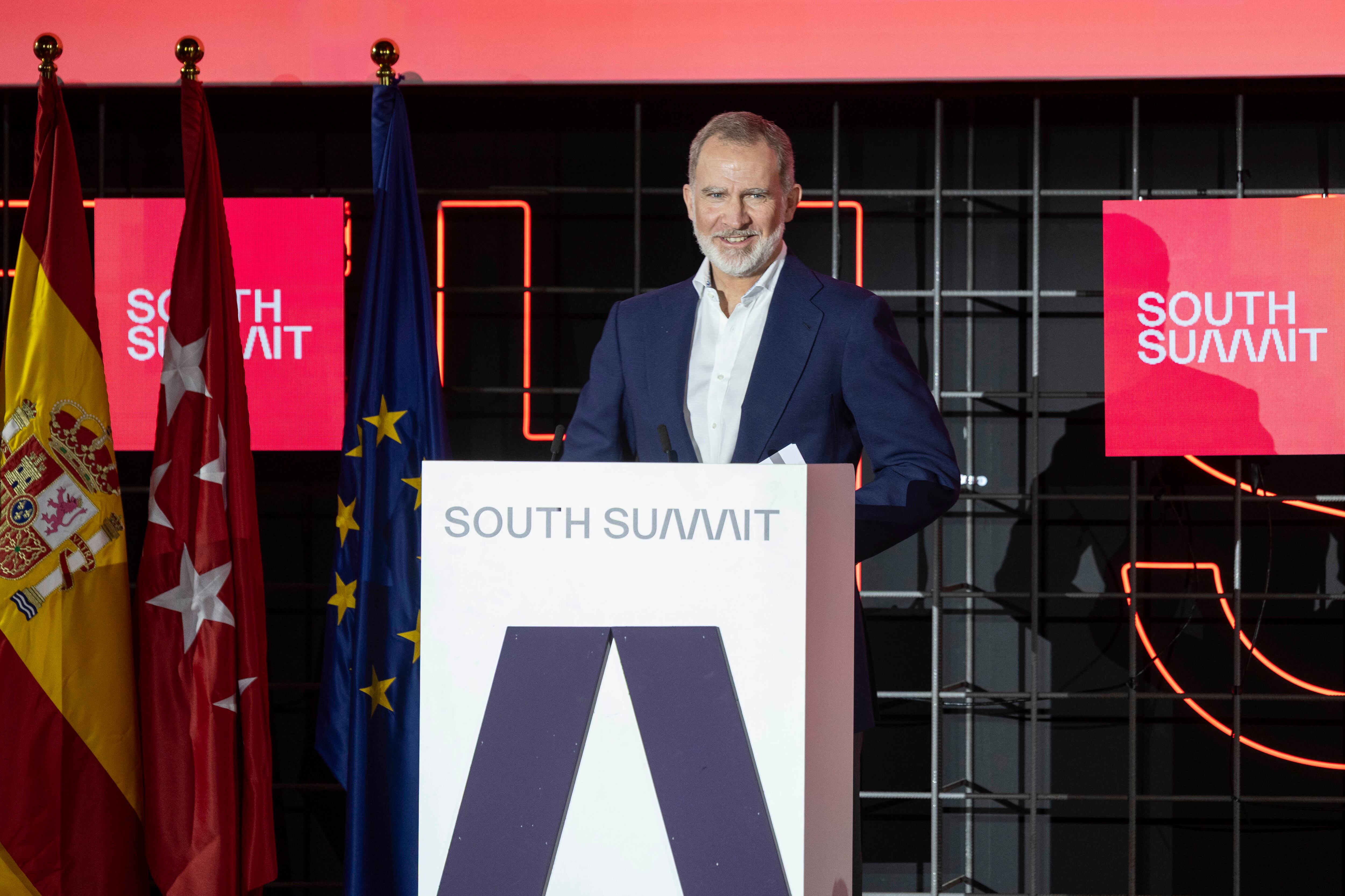 Felipe VI en la inauguración del South Summit