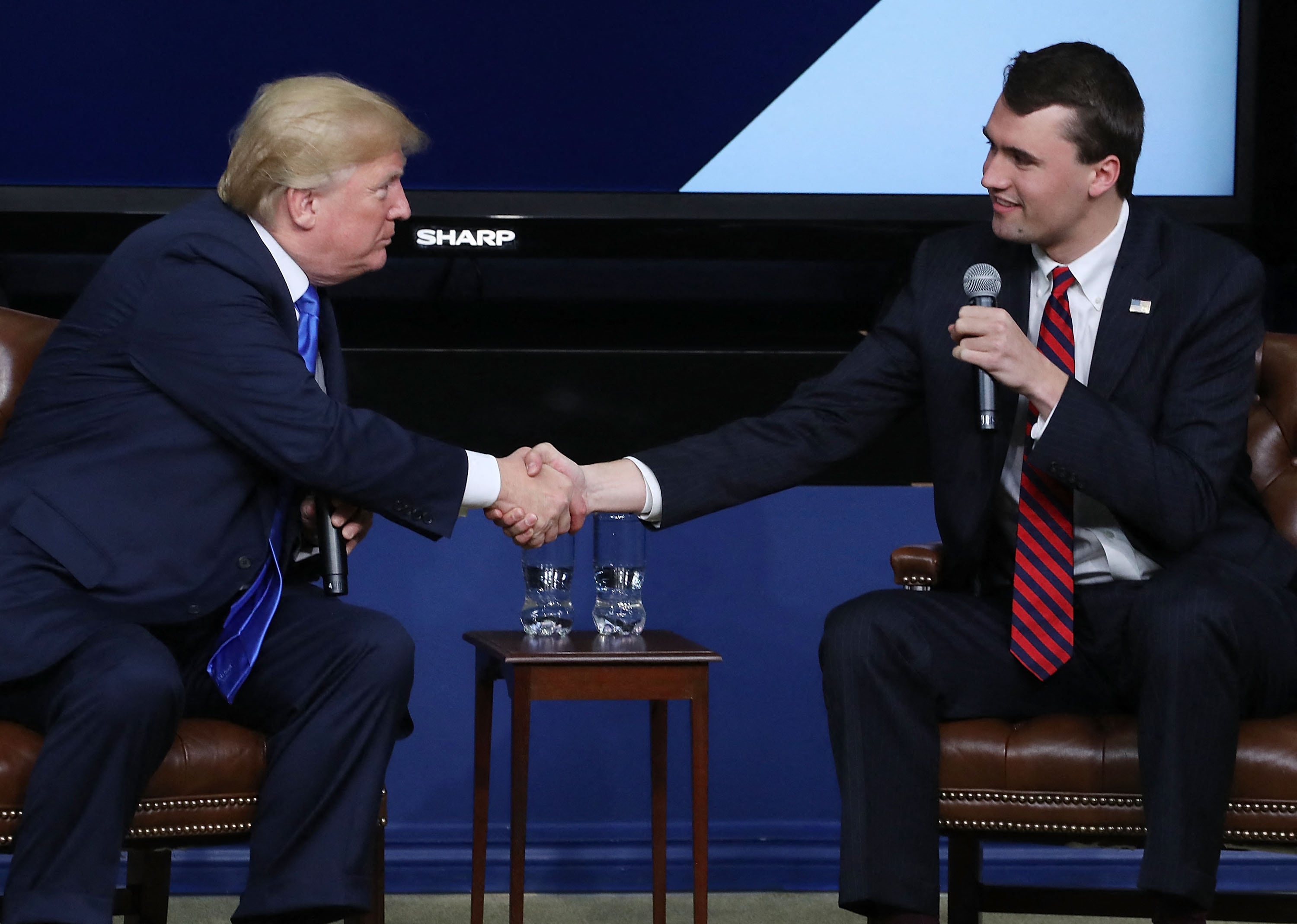 Charlie Kirk y Donald Trump
