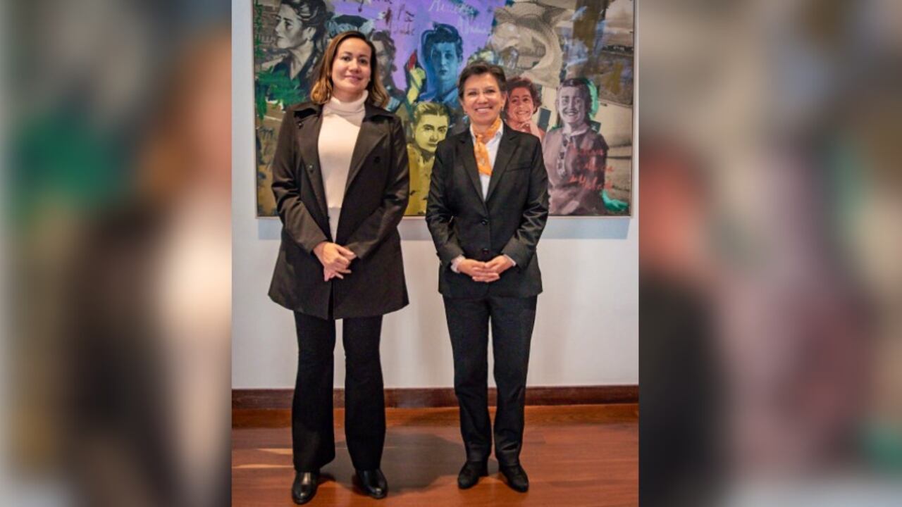 La nueva ministra de Salud, Carolina Corcho, se reunió con la alcaldesa de Bogotá, Claudia López.