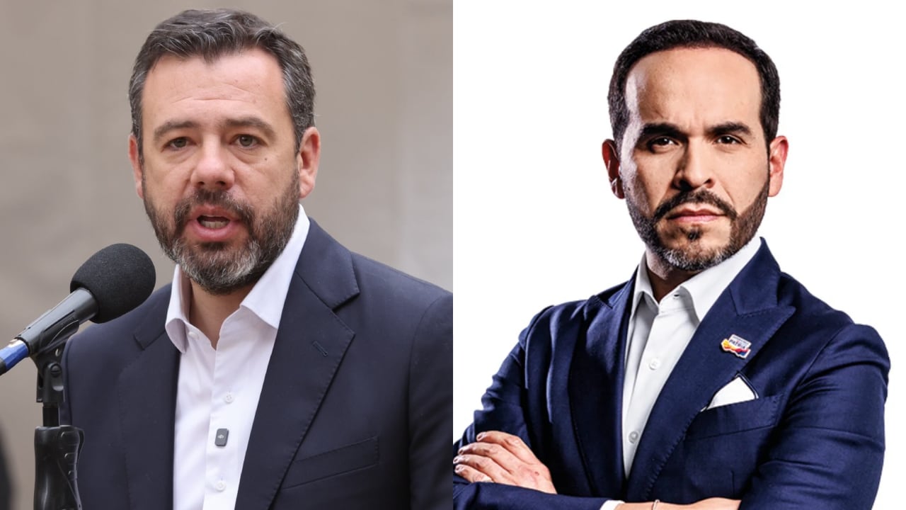 Alcalde Carlos Fernando Galán y el presidente electo Abelardo De La Espriella.