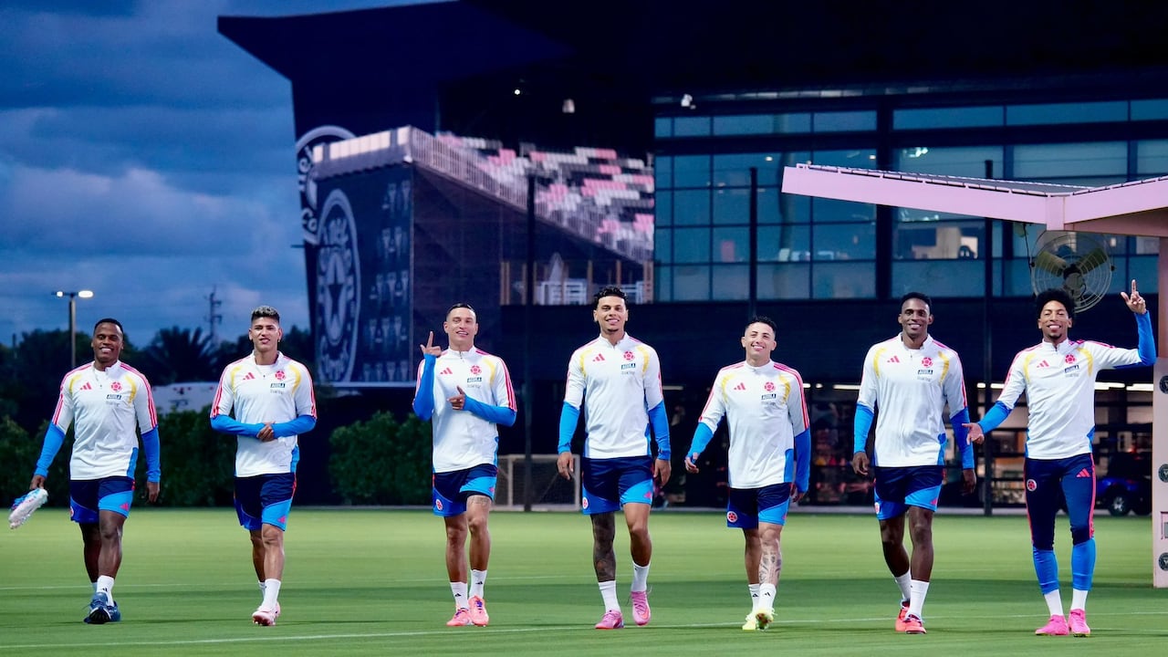 Parte del plantel de la Selección Colombia que se mide este sábado (15 de noviembre) a Nueva Zelanda