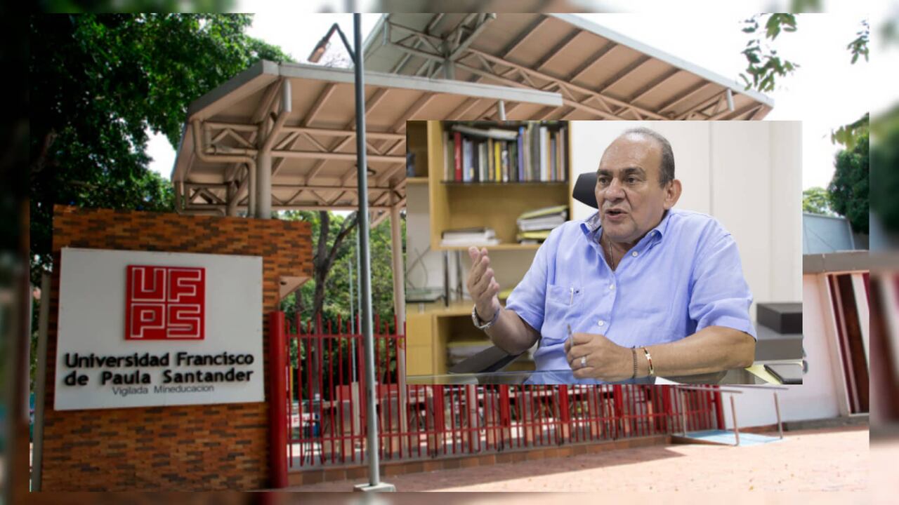 Héctor Parra llevaba siete años como rector de l Universidad Francisco de Paula Santander.