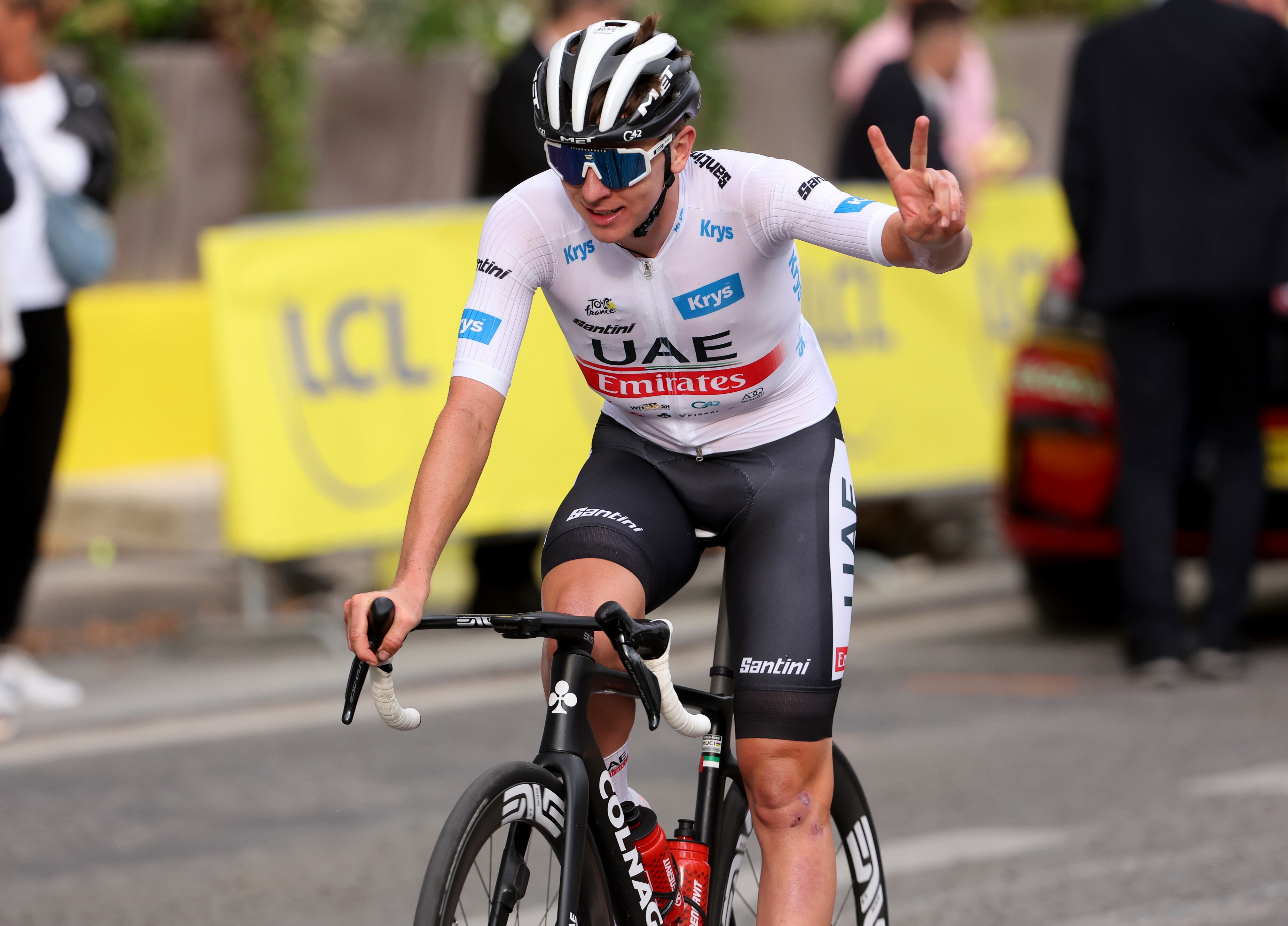 Tadej Pogacar, subcampeón del Tour de Francia 2023