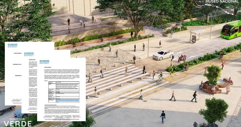 La Personería de Bogotá lanzó fuertes reparos y advertencias sobre el corredor verde de la carrera Séptima.