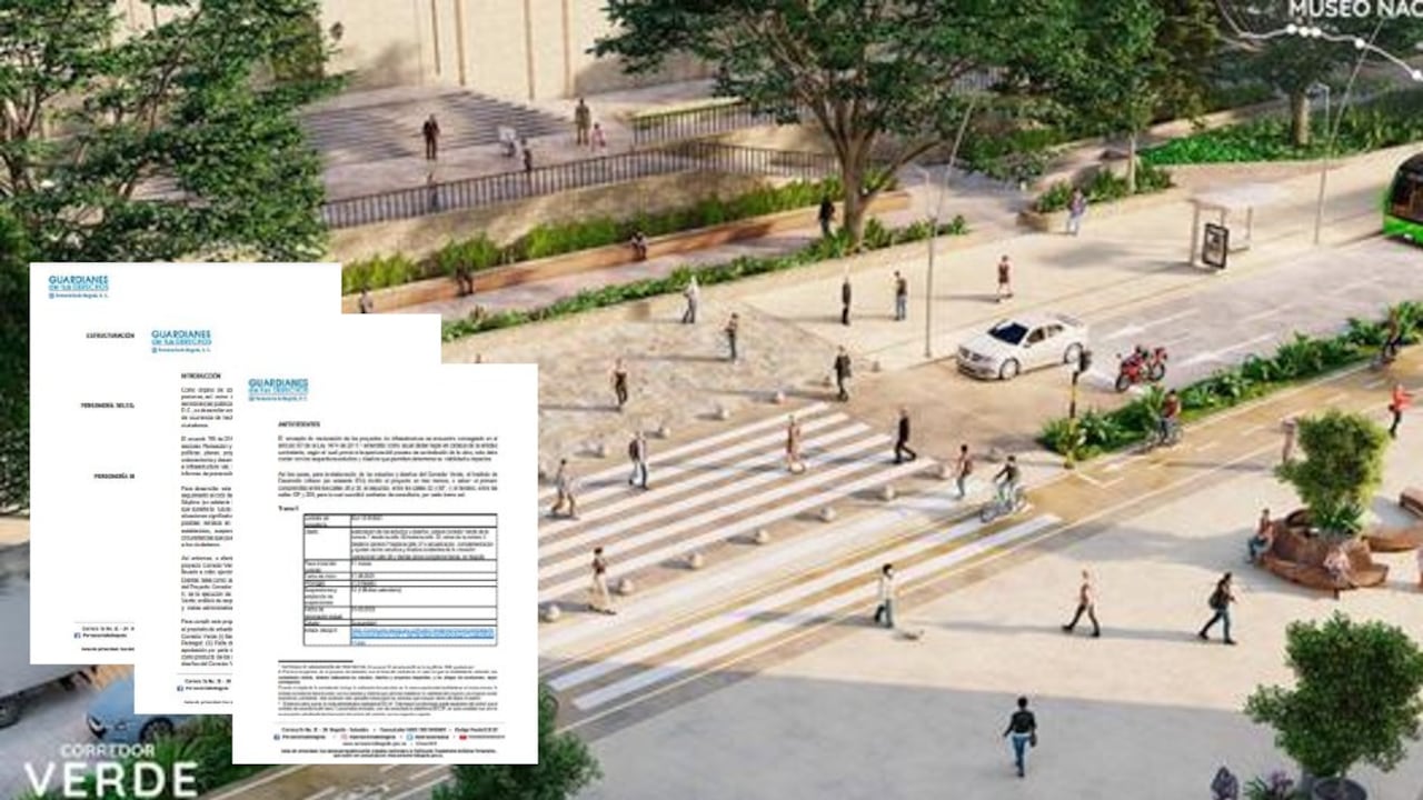 La Personería de Bogotá lanzó fuertes reparos y advertencias sobre el corredor verde de la carrera Séptima.