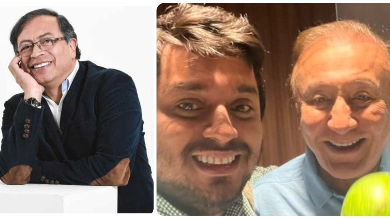 Gustavo Petro, Jefferson Vega y Rodolfo Hernández.