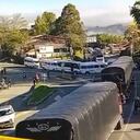 Bloqueo en la vía Panamericana este 27 de noviembre.