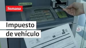 Así se paga el impuesto de vehículo en un cajero de Servibanca.
