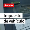 Así se paga el impuesto de vehículo en un cajero de Servibanca.