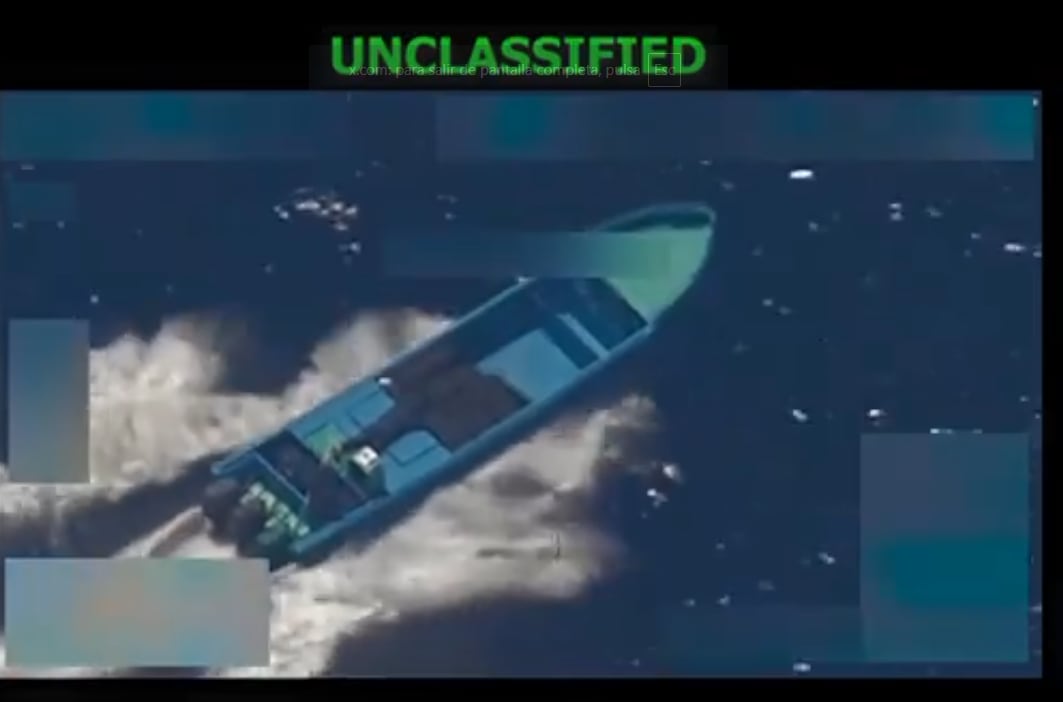 La operación fue ejecutada por el Comando Sur de Estados Unidos en el Pacífico Oriental.