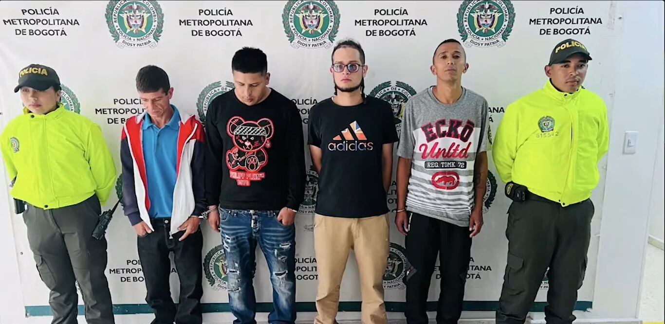 Captura dela banda 'Los Búhos' al norte de Bogotá