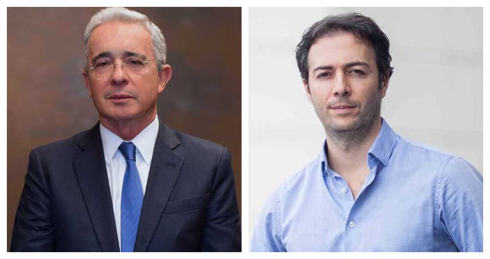 Álvaro Uribe y Daniel Quintero.