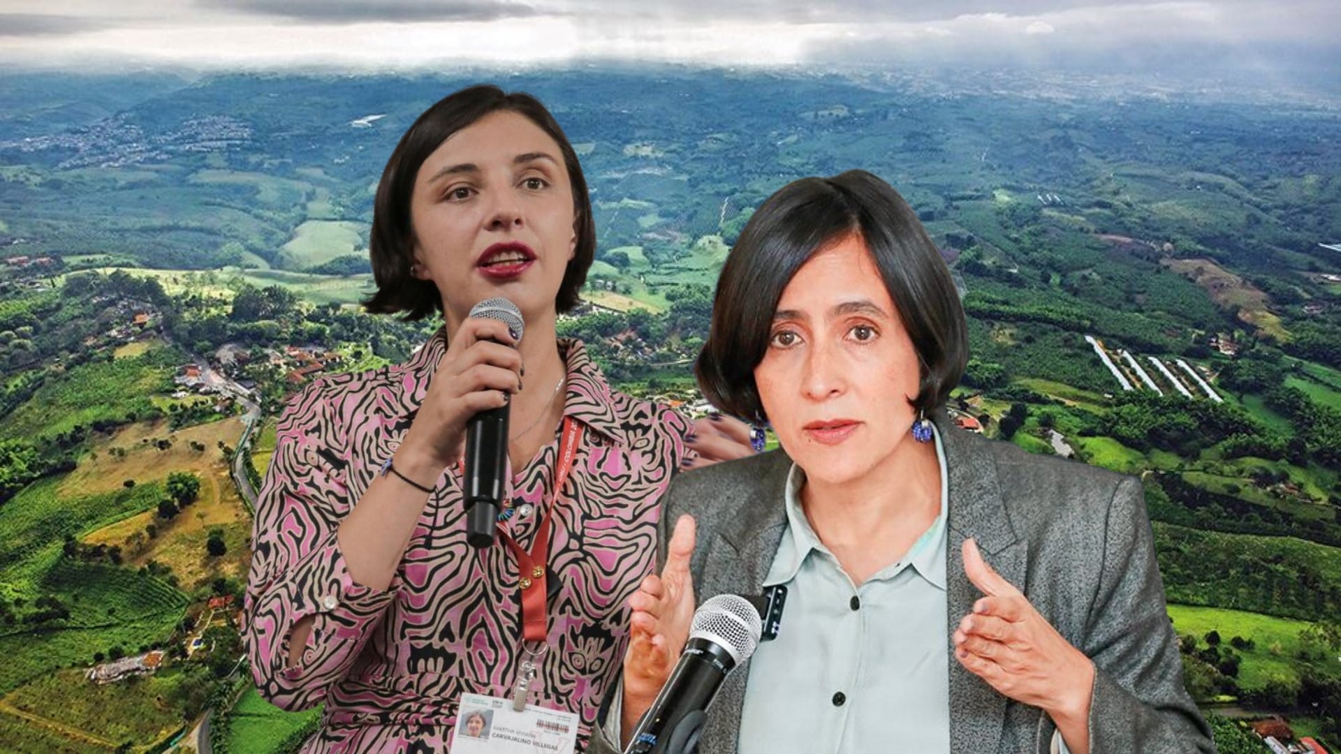 Zppa y Appa con los que el gobierno quiere controlar zonas rurales. Martha Carvajalino, ministra de Agricultura y Susana Muhamad, exministra de Ambiente.