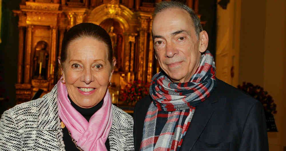 Elvira Cuervo de Jaramillo y Manuel José Álvarez.