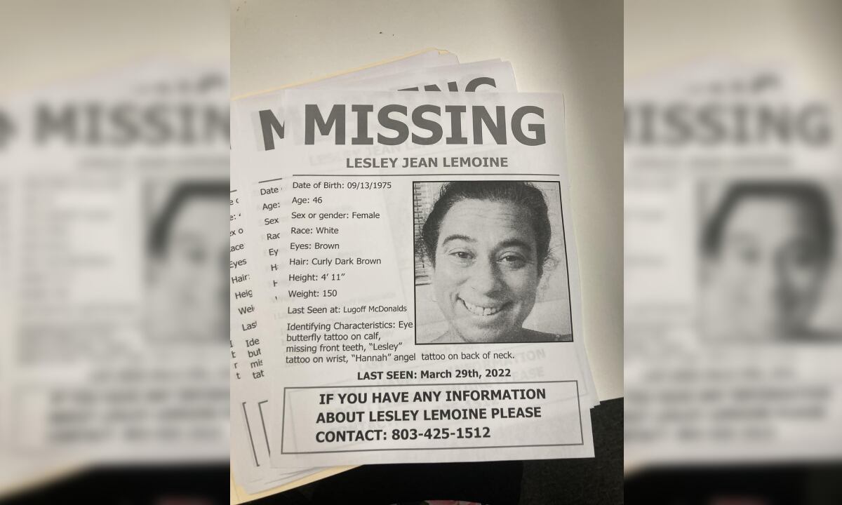 Lesley Lemoire: autopsia permitió identificar la identidad de la mujer hallada en contenedor de Carolina del Sur.