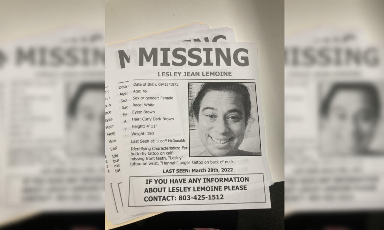 Lesley Lemoire: autopsia permitió identificar la identidad de la mujer hallada en contenedor de Carolina del Sur.