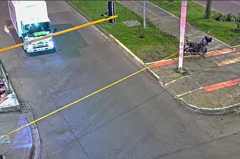 La zona donde se presentó en accidente   en la localidad de Chapinero.