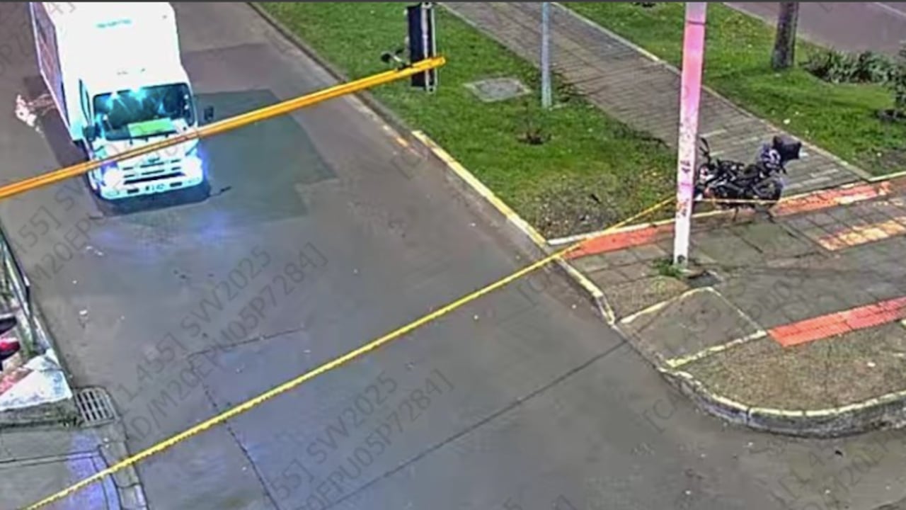 La zona donde se presentó en accidente en la localidad de Chapinero.