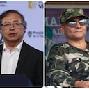 Gustavo Petro e Iván Mordisco