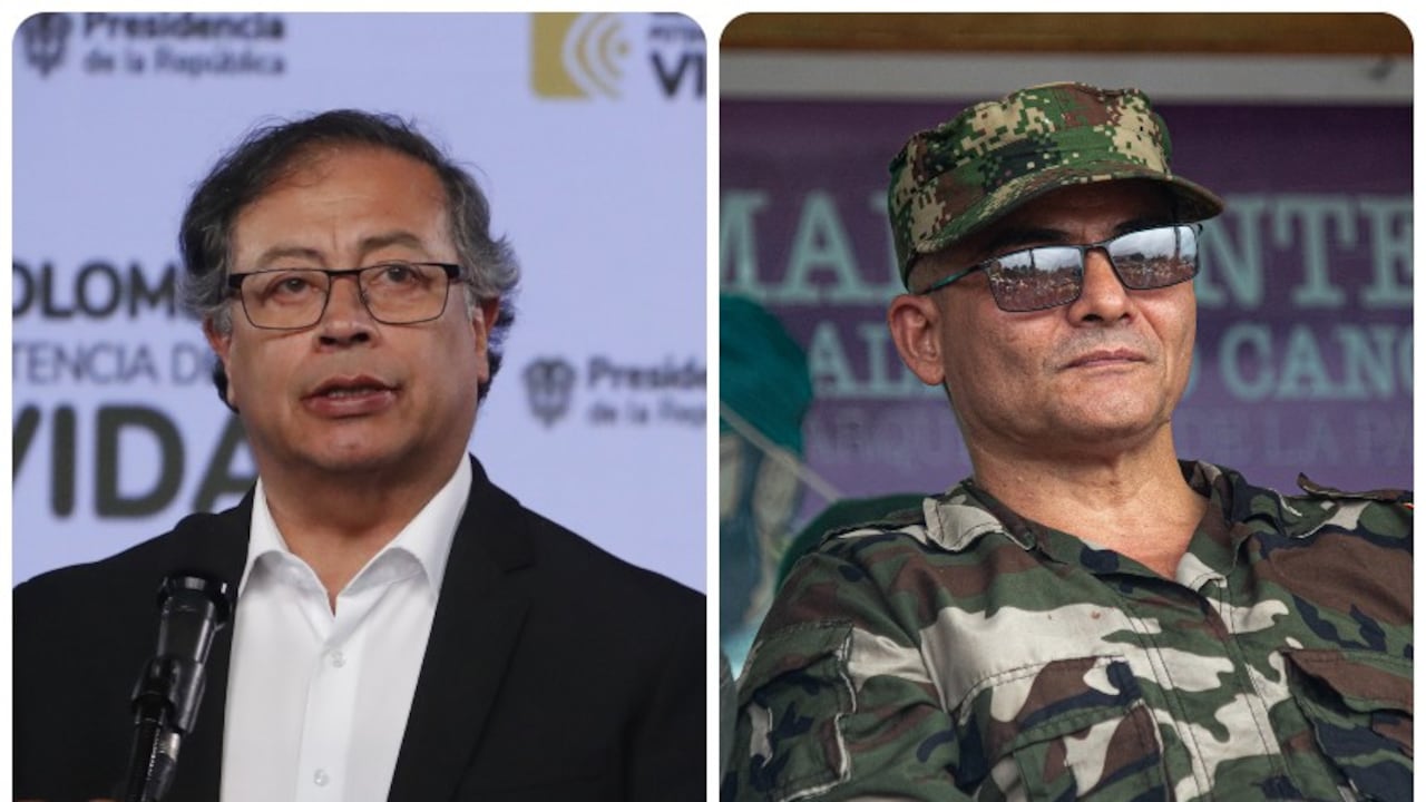 Gustavo Petro e Iván Mordisco