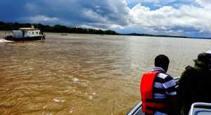 Continúa la busqueda de cuatro personas en el rio Amazonas.