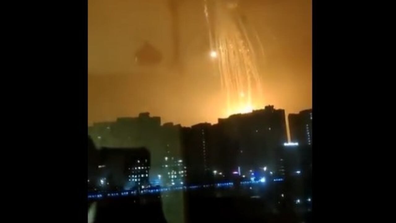 Avión fue derribado sobre Kiev