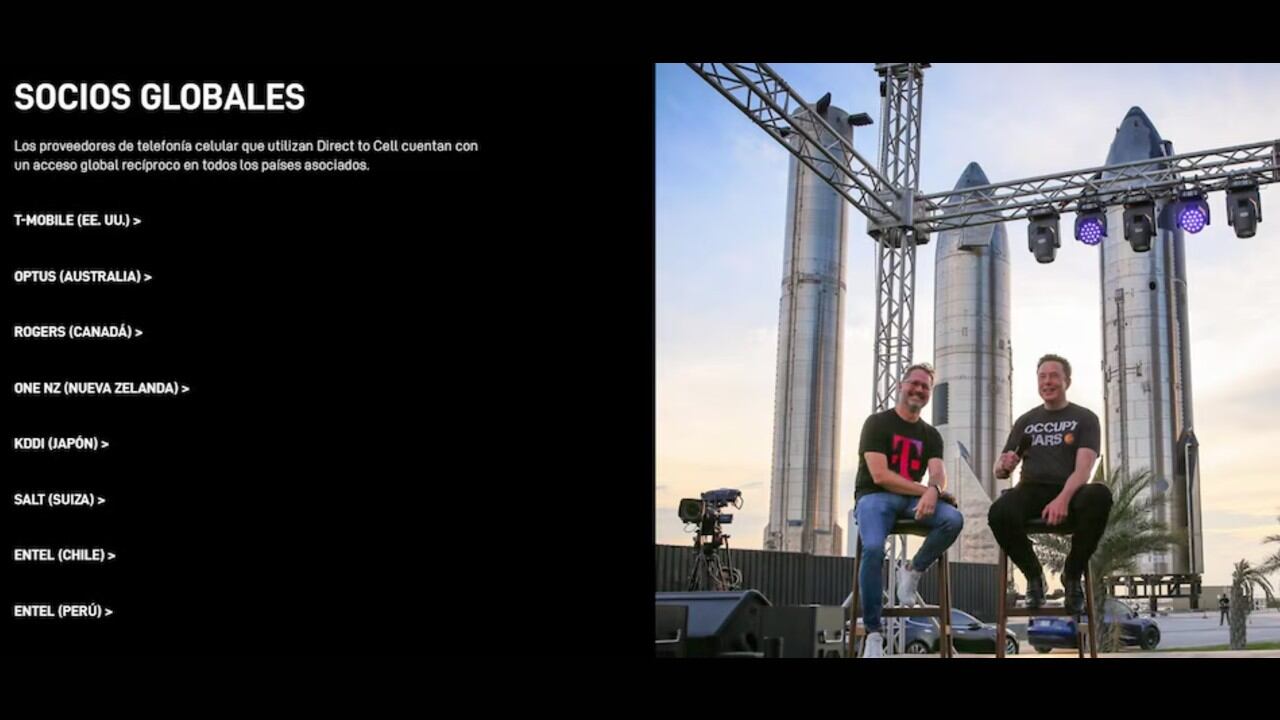 Estos son los países que tendrán acceso al internet satelital de Elon Musk.