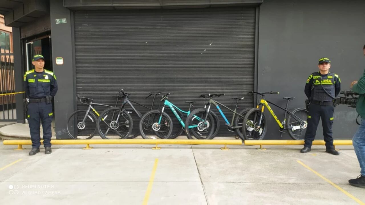 El lugar donde se intentó perpetrar un robo de bicicletas.