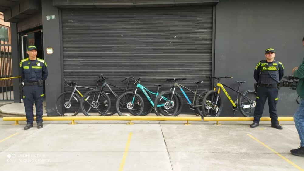 El lugar donde se intentó perpetrar un robo de bicicletas.