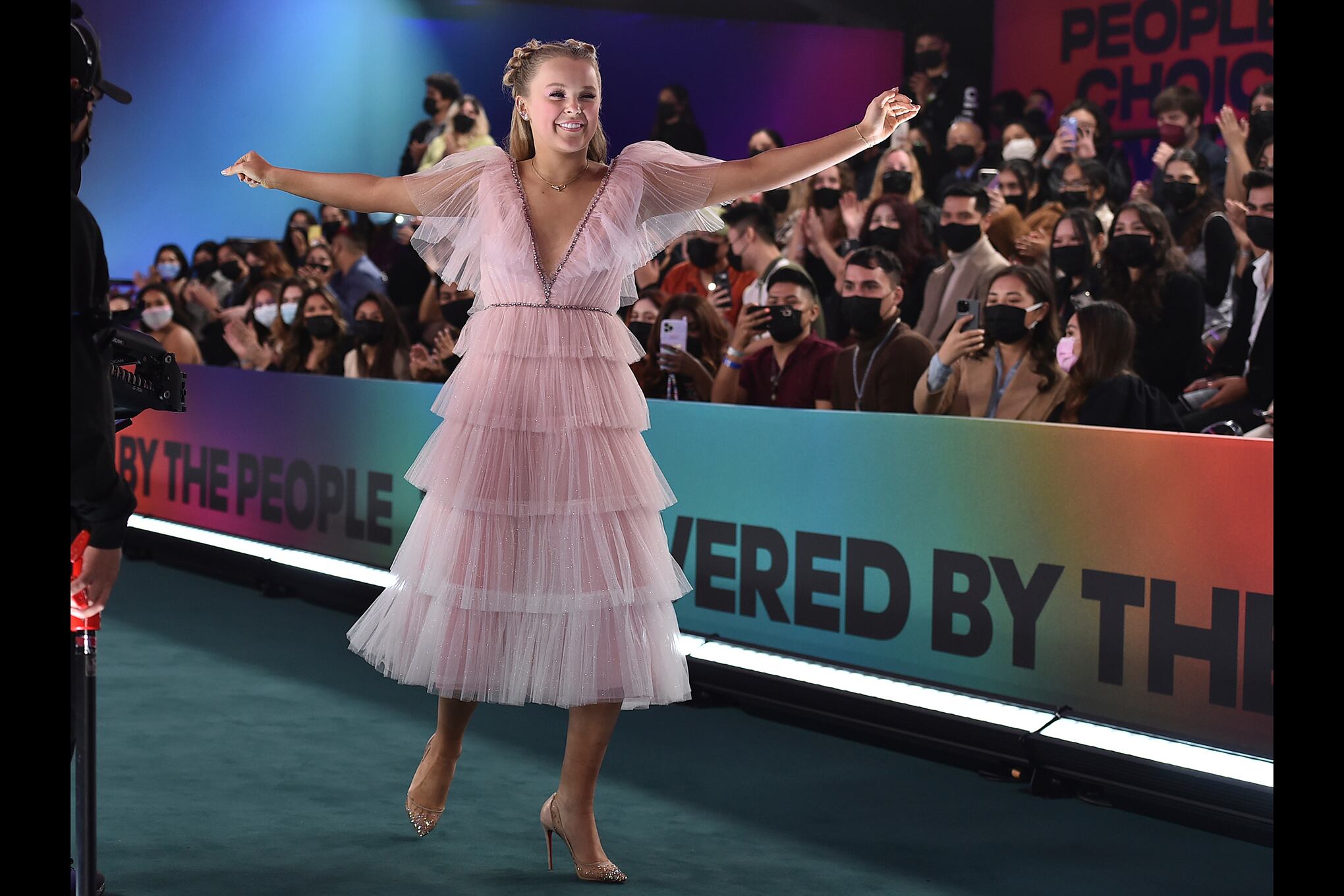 La entrada a los People's Choice Awards