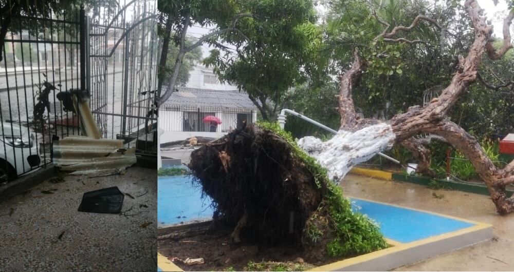 Vendaval en Barranquilla