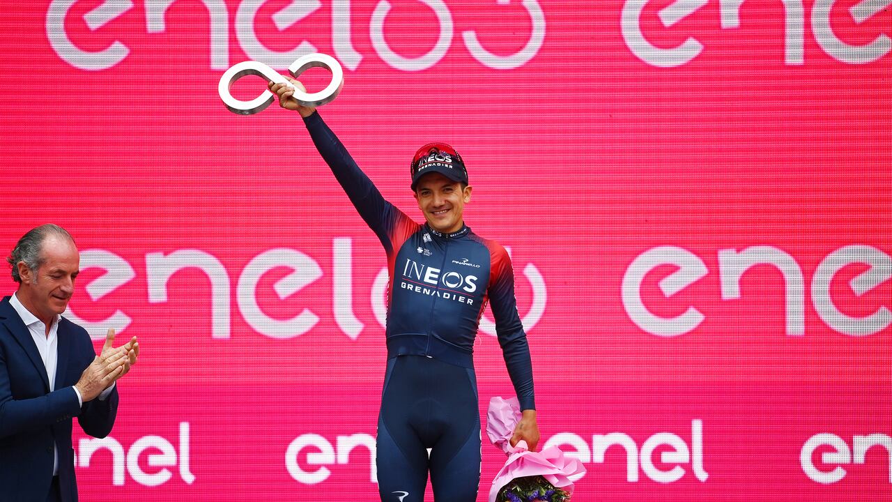 Richard Carapaz en el Giro de Italia 2022.